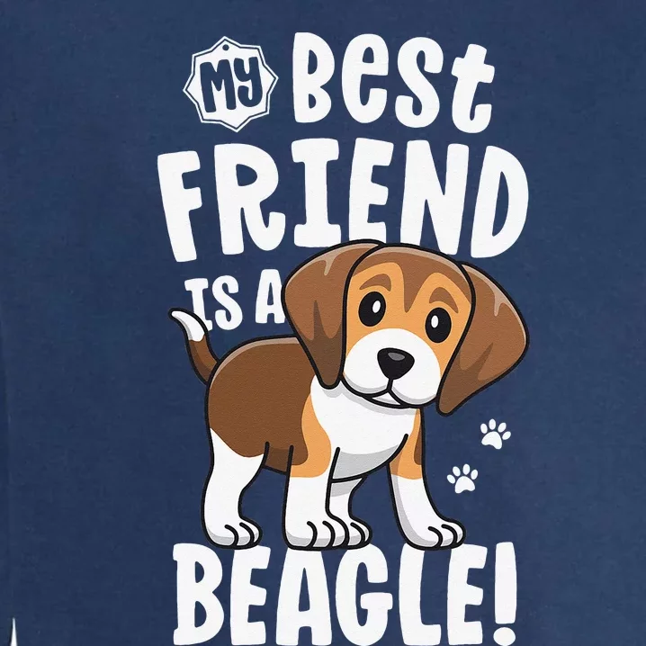 Beagle Dad Beagle Mom Gifts For Beagle Lovers Friend Garment-Dyed Sweatshirt