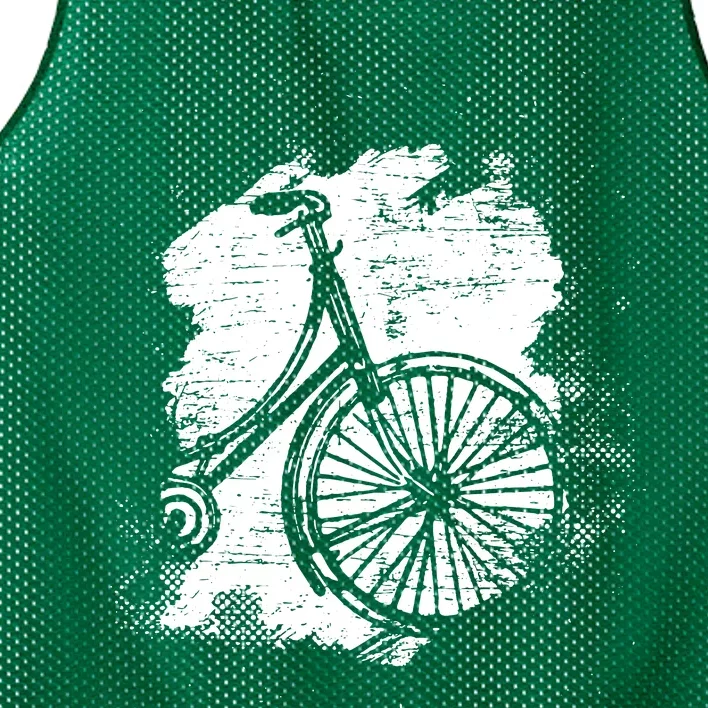 Bike Drawing Bicycle Mesh Reversible Basketball Jersey Tank