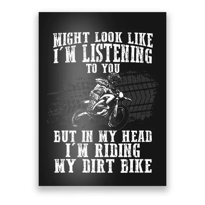 Best Dirt Bike Art Dirtbike Motorcycle Riding Poster