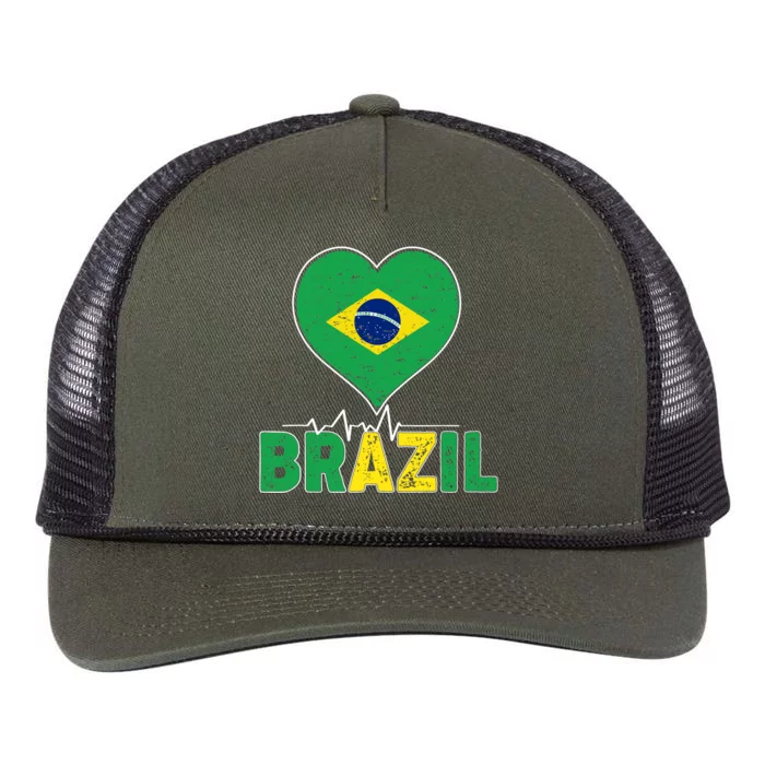 Brasil Design Brazilian Soccer Jerseys Outfits Brazil Soccer Retro Rope Trucker Hat Cap