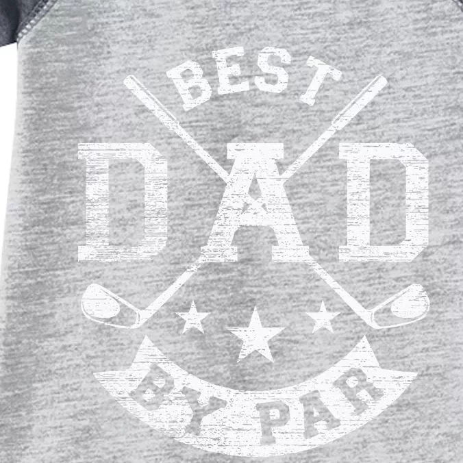 Best Dad By Par Funny Golf Daddy Fathers Day Birthday Gifts Infant Baby Jersey Bodysuit