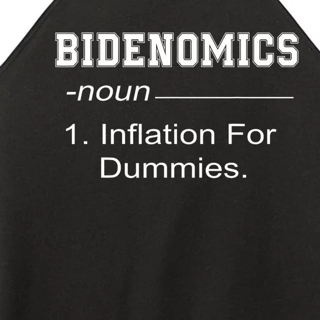 Bidenomics Definition Biden Economic Funny Anti Biden Women’s Perfect Tri Rocker Tank