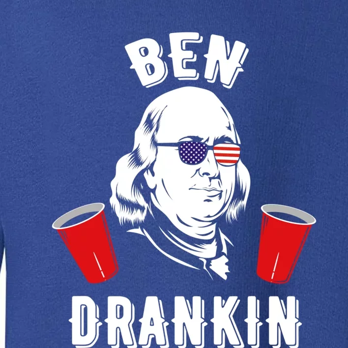 Ben Drankin Benjamin Franklin Sunglasses 4th Of July Gift Toddler Sweatshirt