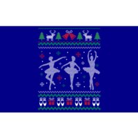 Ballet Dancer Ballerina Ugly Christmas Sweater Pointe Shoe Gift Bumper Sticker