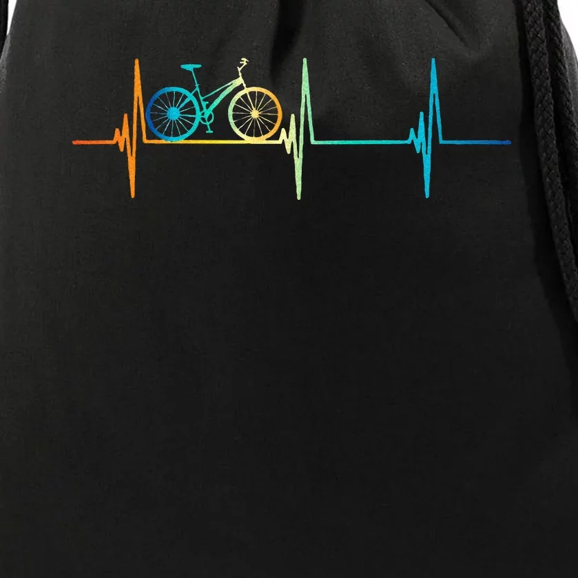 Bicycle Driving Bicyclist Cyclist Bike Rider Drawstring Bag