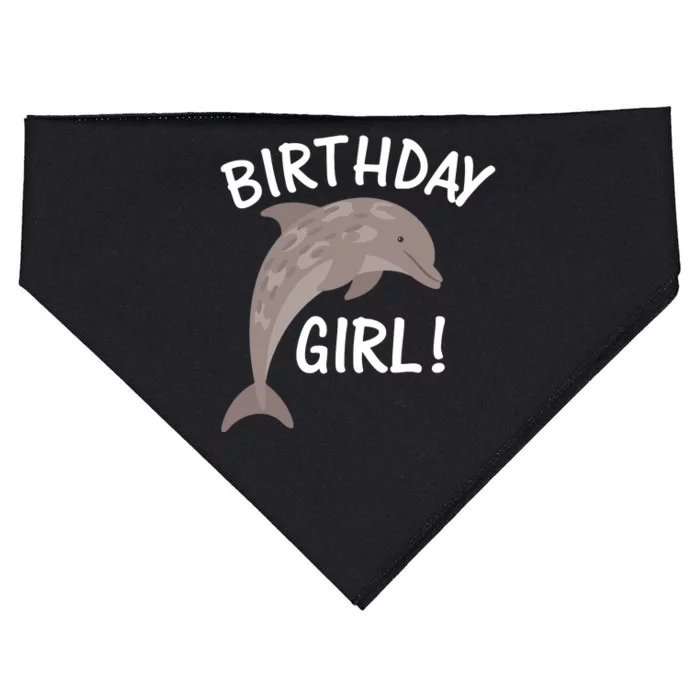 Birthday Dolphin USA-Made Doggie Bandana