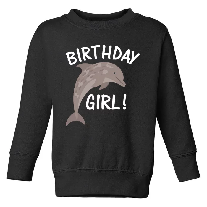 Birthday Dolphin Toddler Sweatshirt