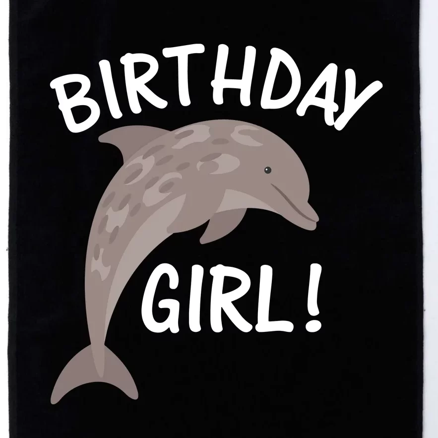 Birthday Dolphin Platinum Collection Golf Towel