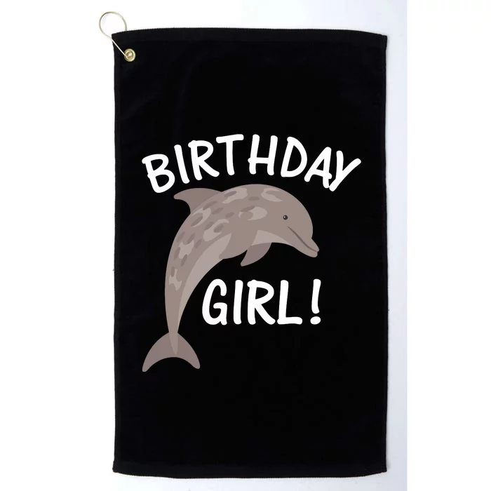 Birthday Dolphin Platinum Collection Golf Towel