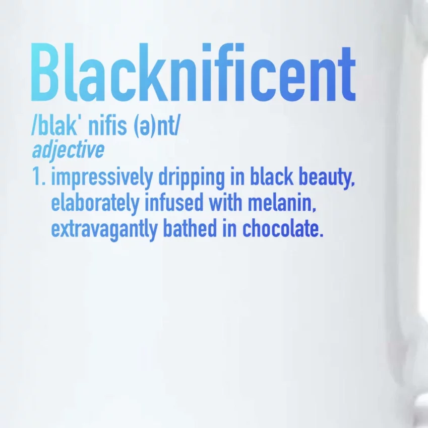 Blacknificent Definition Black History Black Pride Cool Gift Black Color Changing Mug