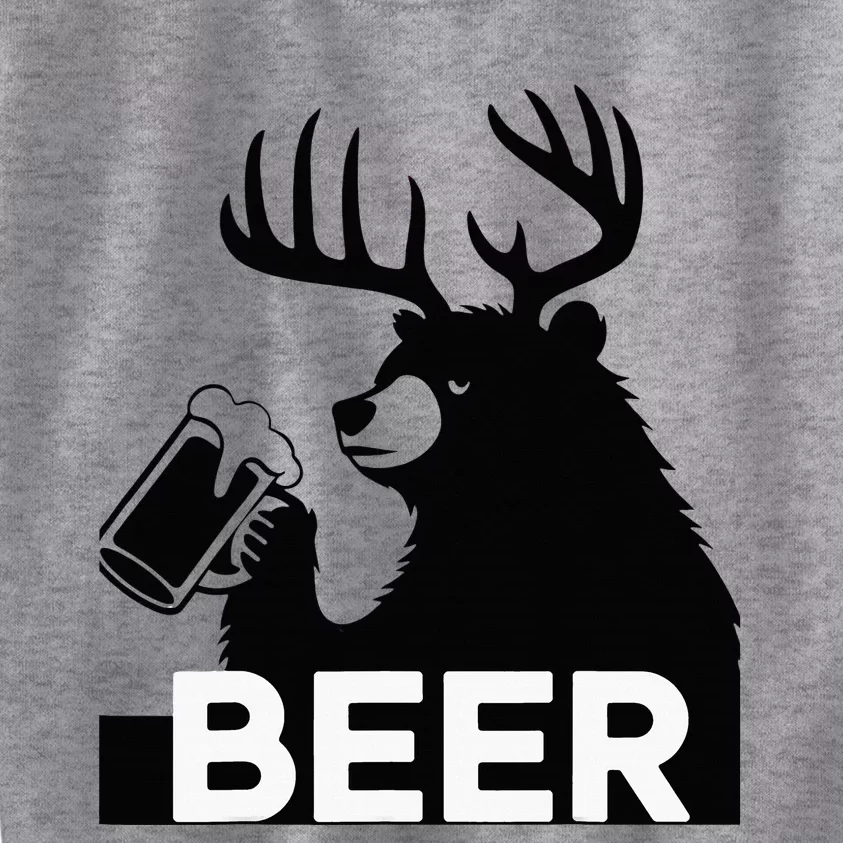 Beer Deer Kids Sweatshirt