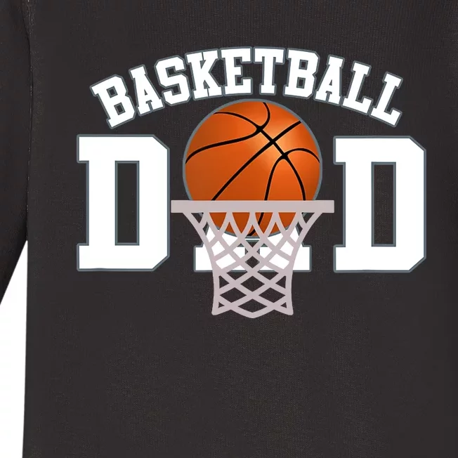 Basketball Dad Baby Long Sleeve Bodysuit