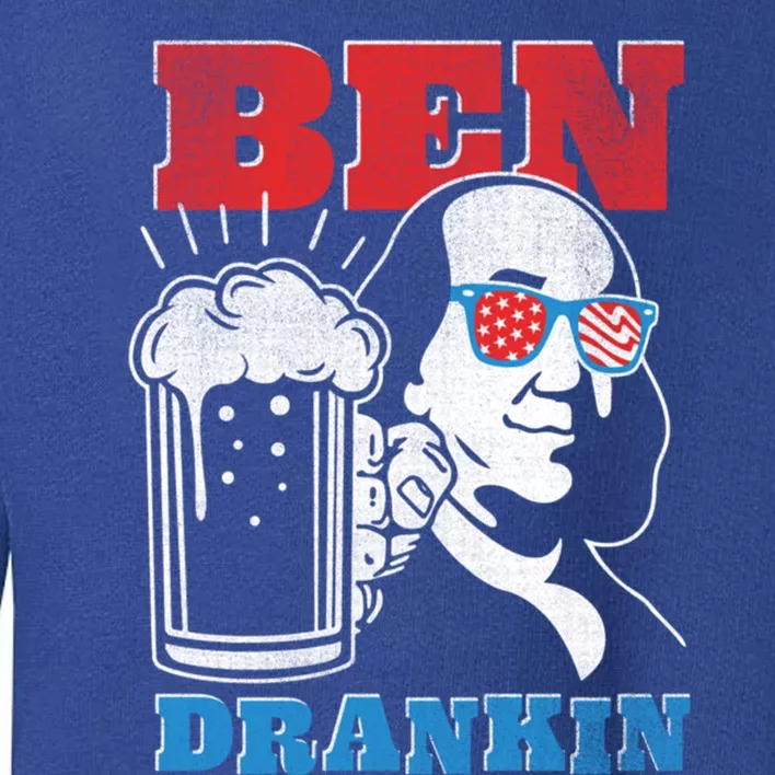 Ben Drankin Beer Mug Ben Franklin Patriotic Gift Toddler Sweatshirt