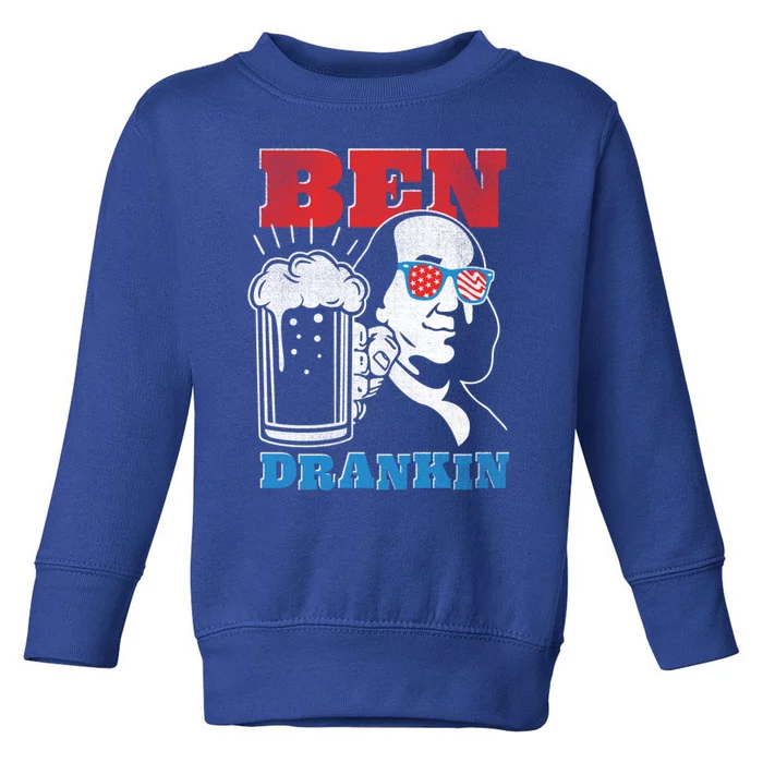 Ben Drankin Beer Mug Ben Franklin Patriotic Gift Toddler Sweatshirt