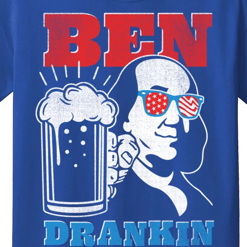 Ben Drankin Beer Mug Ben Franklin Patriotic Gift Kids T-Shirt