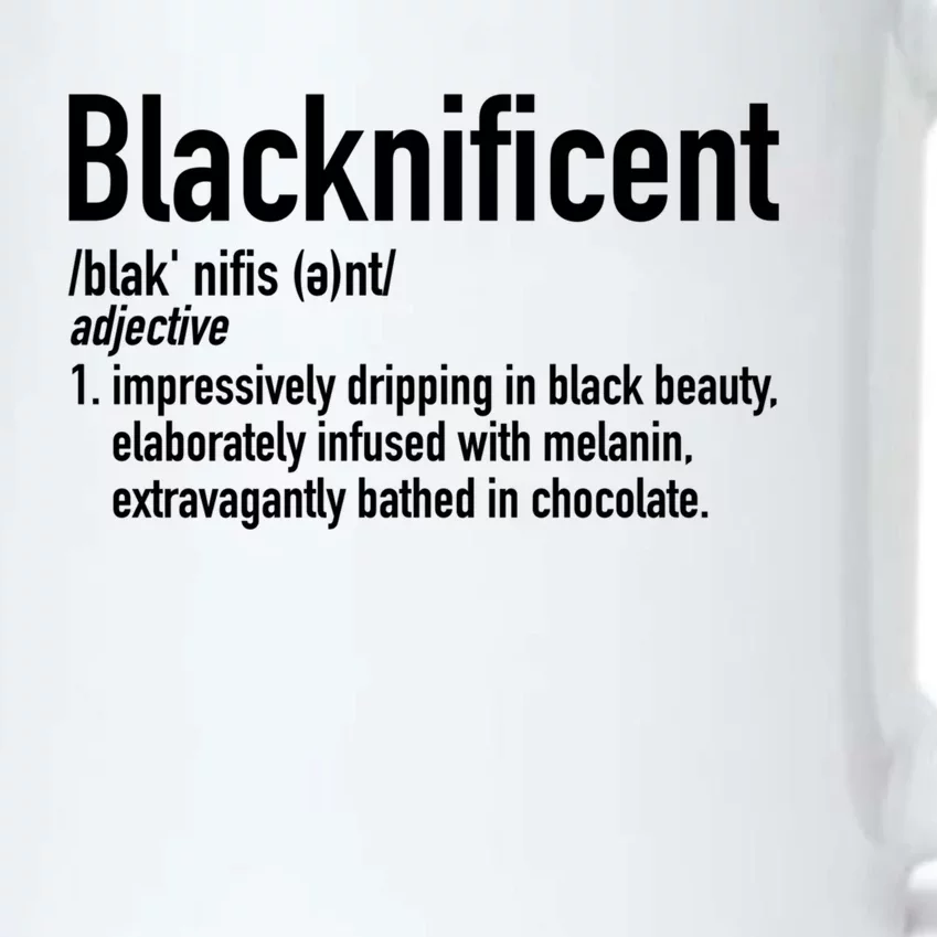 Blacknificent Definition Black History Black Pride Gift Black Color Changing Mug