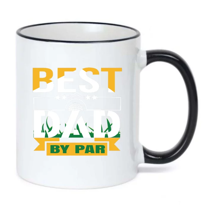 Best Dad By Par Black Color Changing Mug