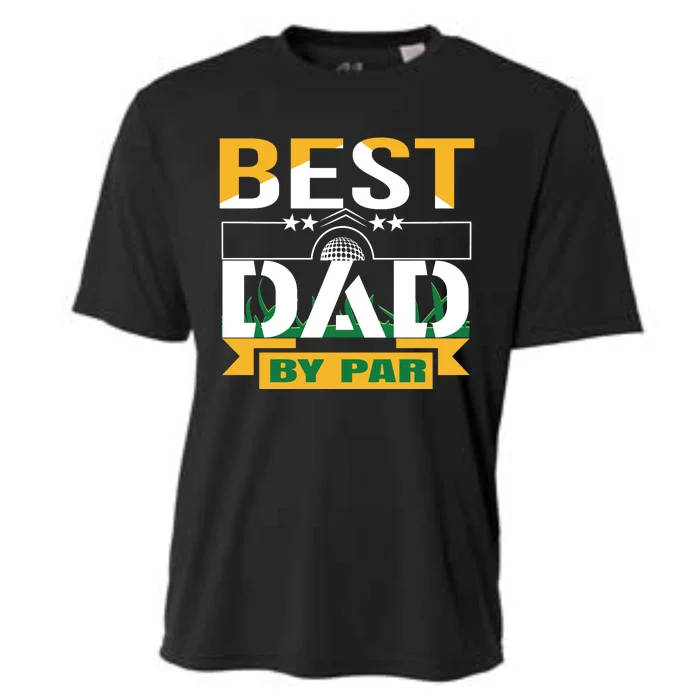 Best Dad By Par Cooling Performance Crew T-Shirt