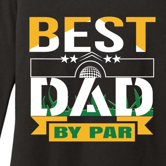 Best Dad By Par Womens CVC Long Sleeve Shirt