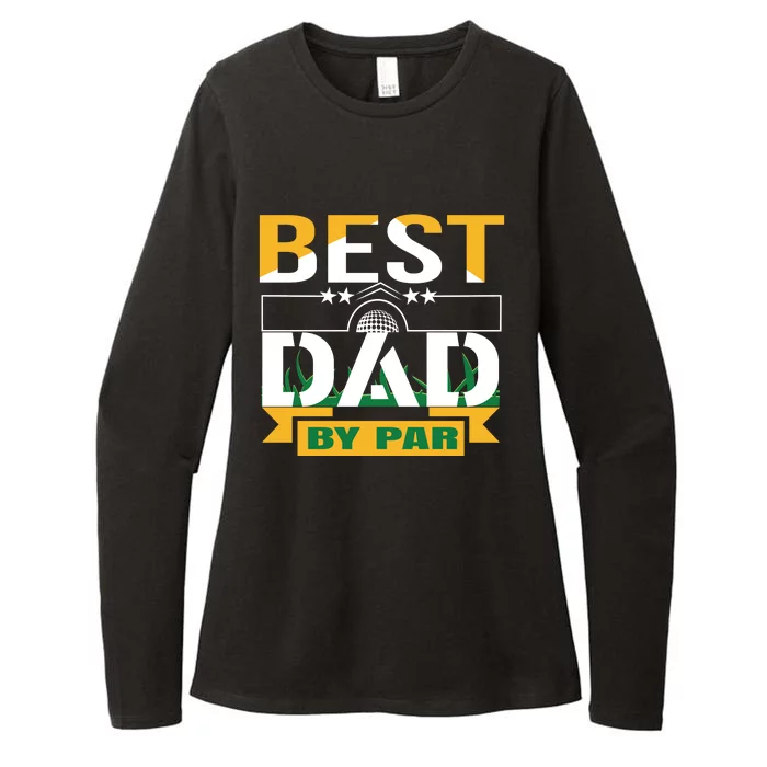 Best Dad By Par Womens CVC Long Sleeve Shirt