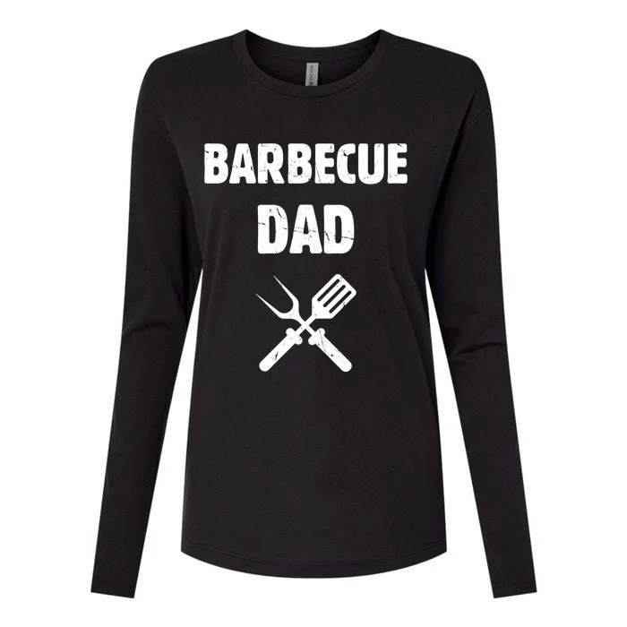 Barbecue Dad Bbq Grill Family Smoking Barbecue Grilling Chef Gift Womens Cotton Relaxed Long Sleeve T-Shirt