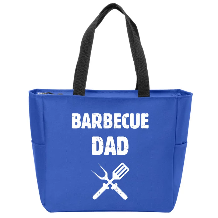 Barbecue Dad Bbq Grill Family Smoking Barbecue Grilling Chef Gift Zip Tote Bag