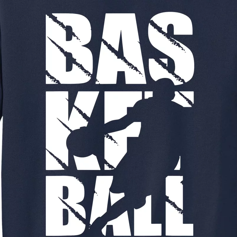 Basketball Design Tall Sweatshirt