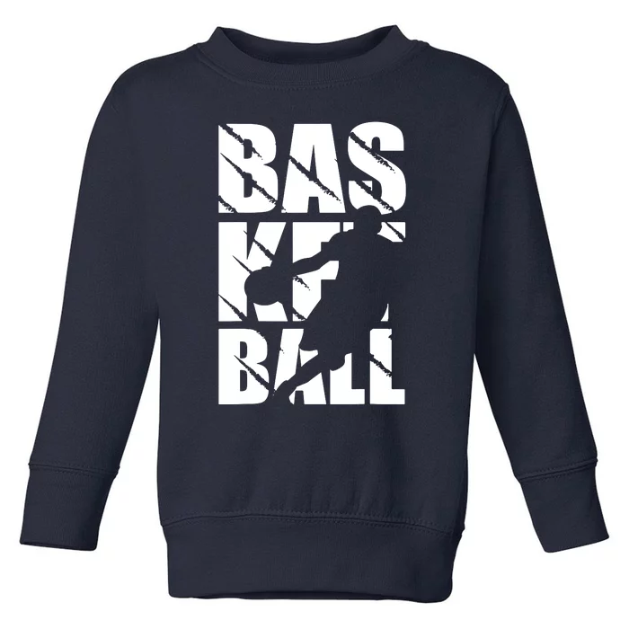 Basketball Design Toddler Sweatshirt