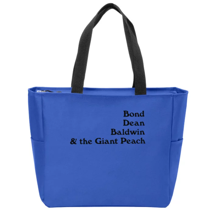 Bond Dean Baldwin The Giant Peach Zip Tote Bag