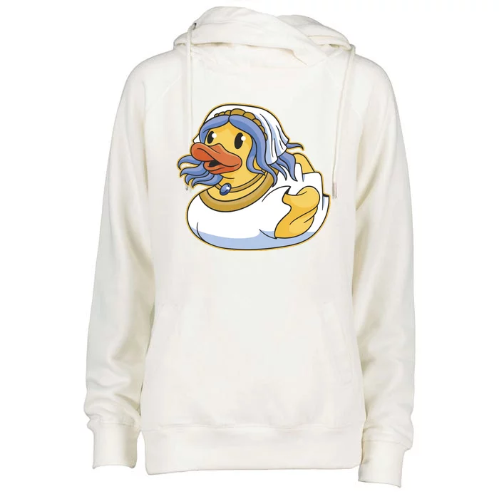 Bride Duck Womens Funnel Neck Pullover Hood