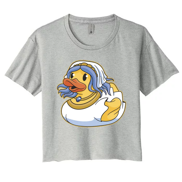 Bride Duck Women's Crop Top Tee