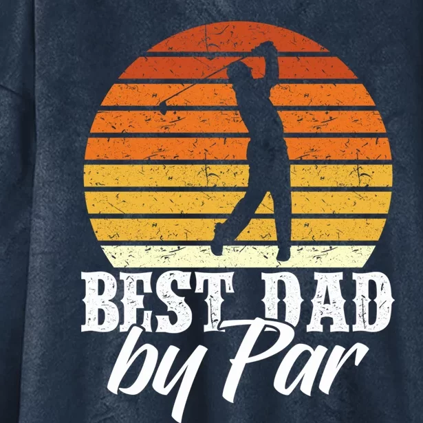 Best Dad By Par Golfing Dads Who Golf Fathers Day Golf Dads Great Gift Hooded Wearable Blanket