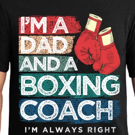 Boxing Daddy Boxer Dad Boxing Coach For FatherS Day Gift Pajama Set