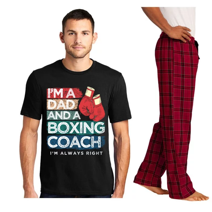 Boxing Daddy Boxer Dad Boxing Coach For FatherS Day Gift Pajama Set