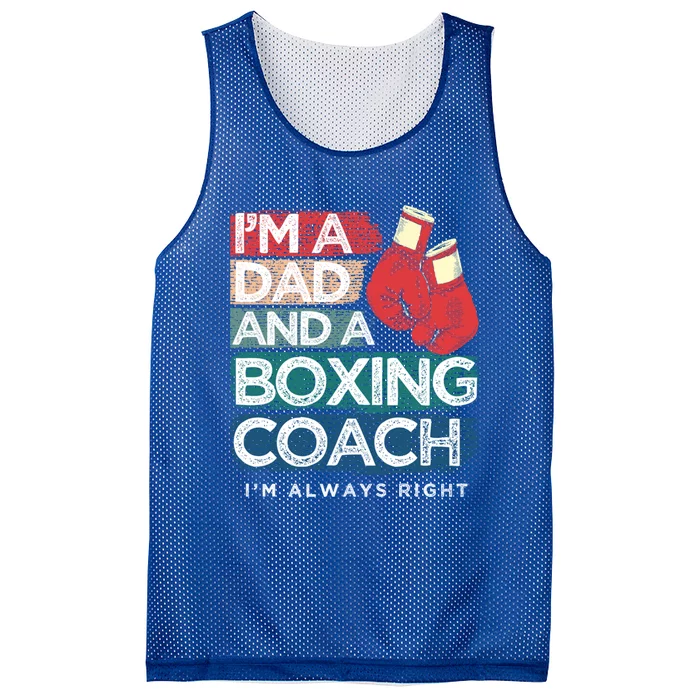 Boxing Daddy Boxer Dad Boxing Coach For FatherS Day Gift Mesh Reversible Basketball Jersey Tank