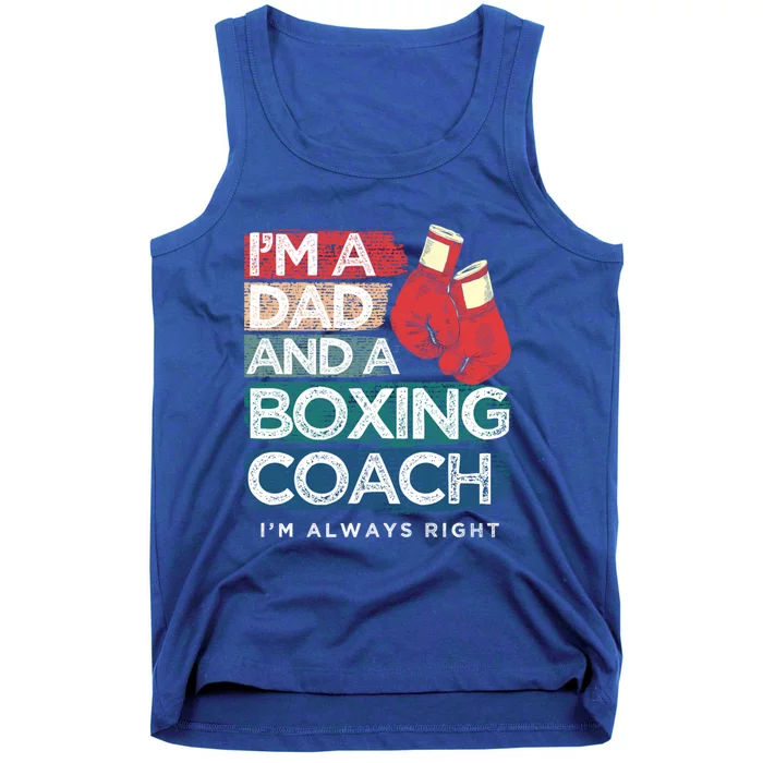 Boxing Daddy Boxer Dad Boxing Coach For FatherS Day Gift Tank Top