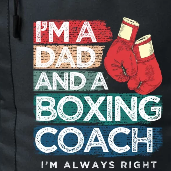 Boxing Daddy Boxer Dad Boxing Coach For FatherS Day Gift Daily Commute Backpack