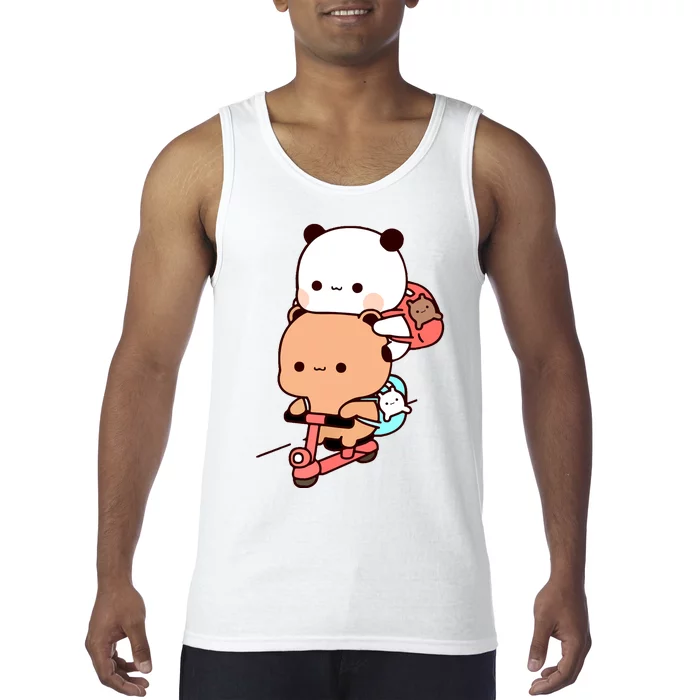 Bubu Dudu Bubu Dubu On Scooter Bubu Dubu Lovers Tank Top