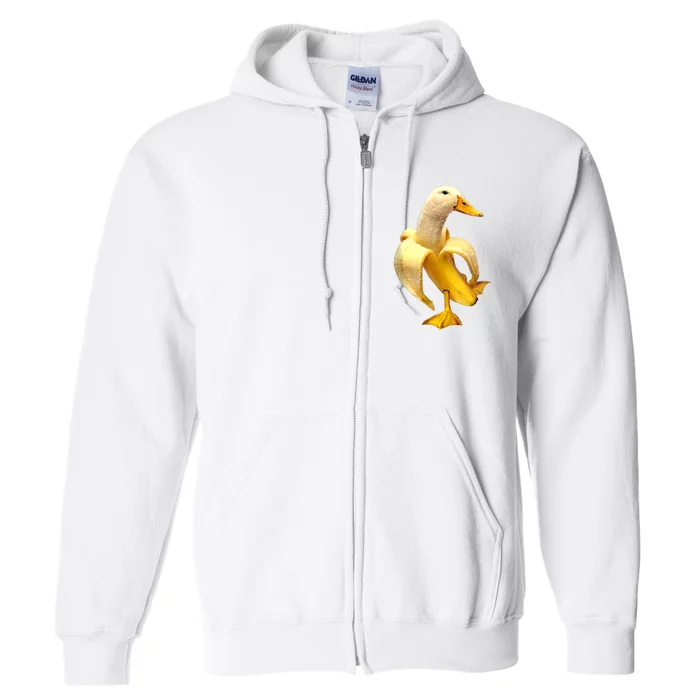 Banana Duck Full Zip Hoodie