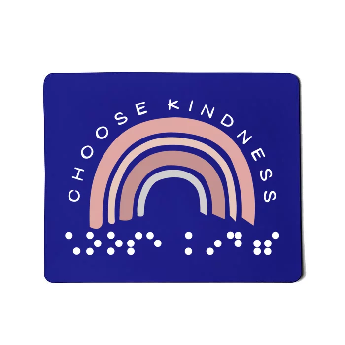 Braille Dots Be Kind Encouraging Words For Blind People Cute Gift Mousepad