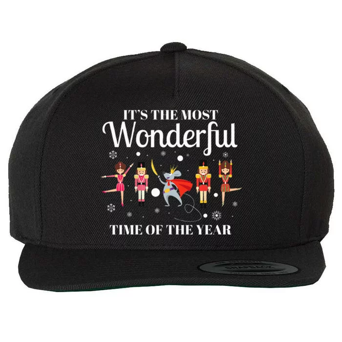 Ballet Dance Ballet Top Nutcracker Squad Ballerina Wool Snapback Cap