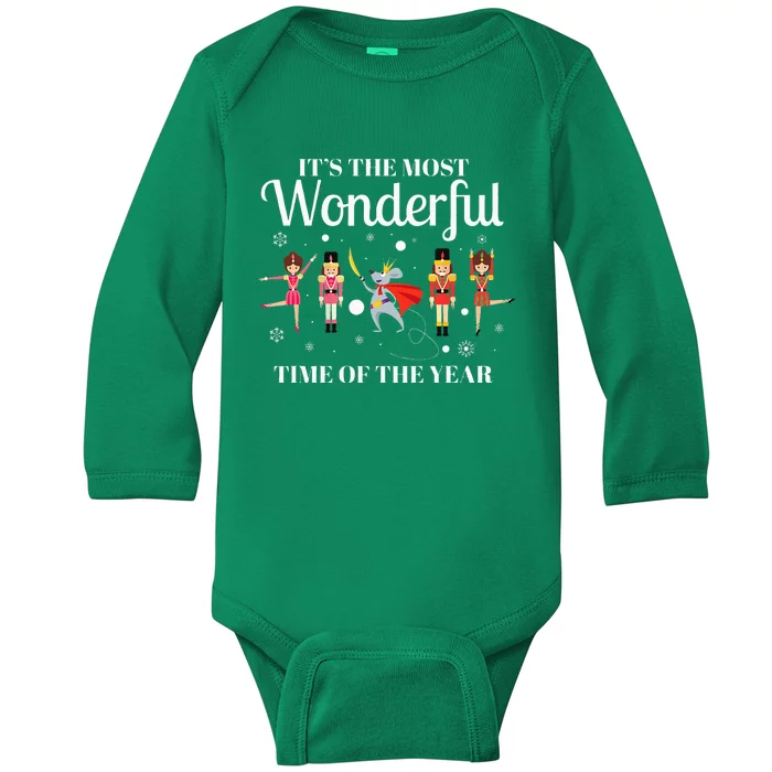 Ballet Dance Ballet Top Nutcracker Squad Ballerina Baby Long Sleeve Bodysuit