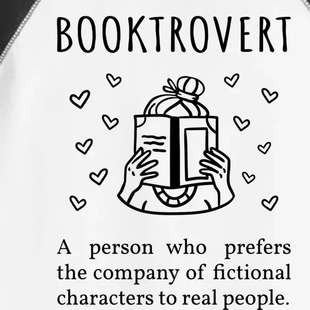 Booktrovert Definition Book Introvert Bookworm Librarian Gift Toddler Fine Jersey T-Shirt