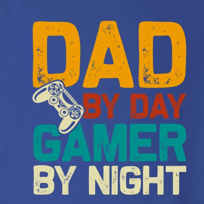 Birthday Dad By Day Gamer By Night Funny Gift Toddler Long Sleeve Shirt