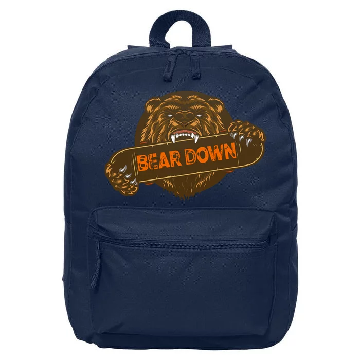 Bear Down Brown Bear 16 in Basic Backpack