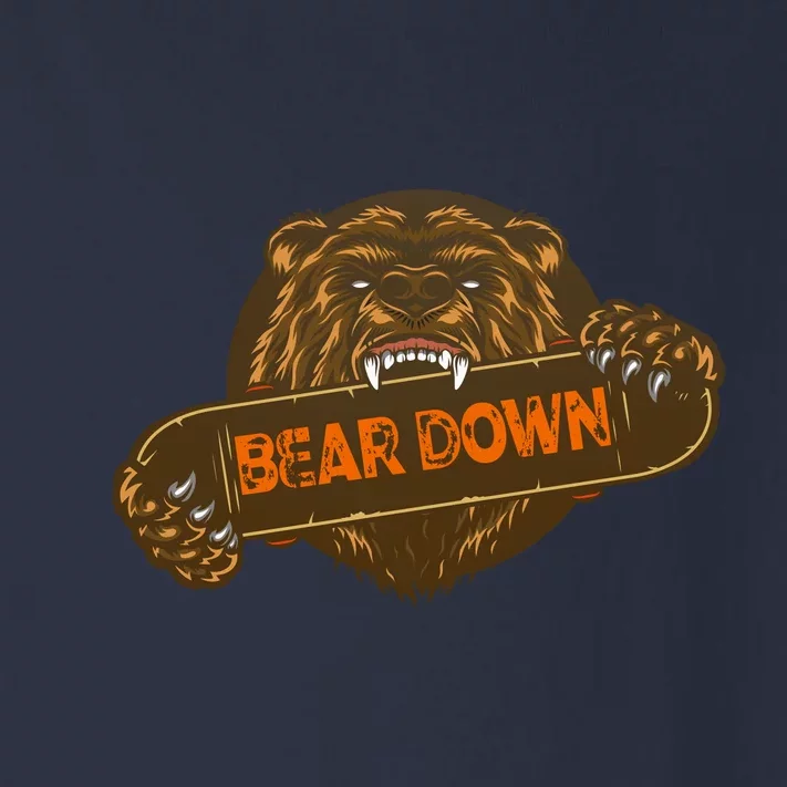 Bear Down Brown Bear Toddler Long Sleeve Shirt