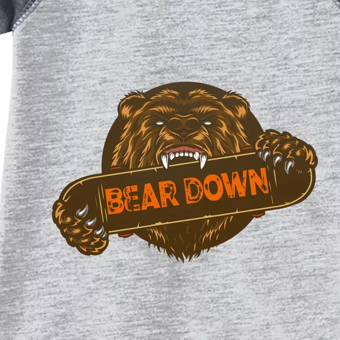 Bear Down Brown Bear Infant Baby Jersey Bodysuit