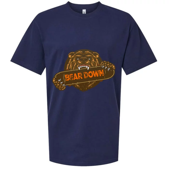 Bear Down Brown Bear Sueded Cloud Jersey T-Shirt