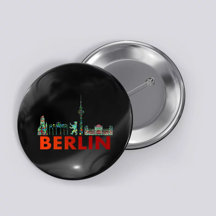 Berlin Design Berlin Bear I Love Berlin Button