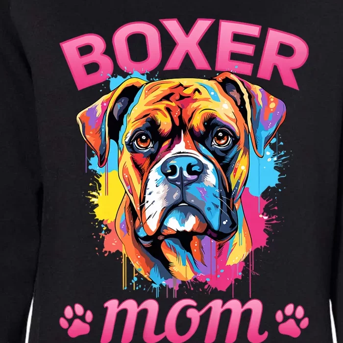 Boxer Dog Breed Pet Boxer Mom Womens California Wash Sweatshirt